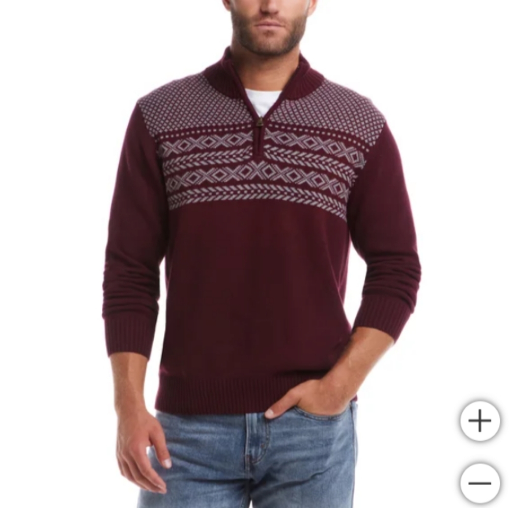 Weather proof men's Holiday sweater